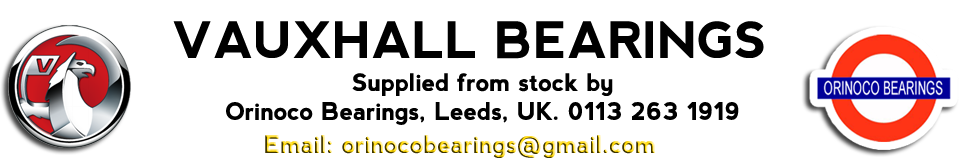 Vauxhall Vehicle Bearings